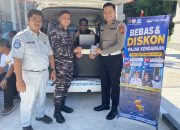 Hadir di Kampung Nelayan, SAMKEL Ditlantas Polda Sulbar Permudah Urusan STNK dan Pajak Kendaraan