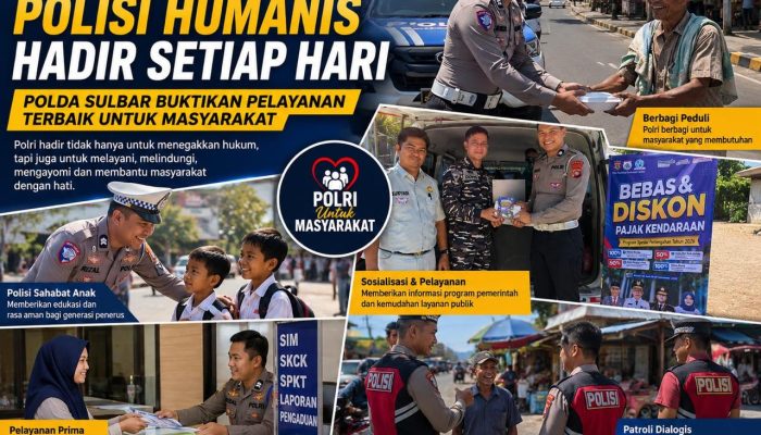Polisi Humanis Hadir Setiap Hari, Polda Sulbar Buktikan Pelayanan Terbaik untuk Masyarakat