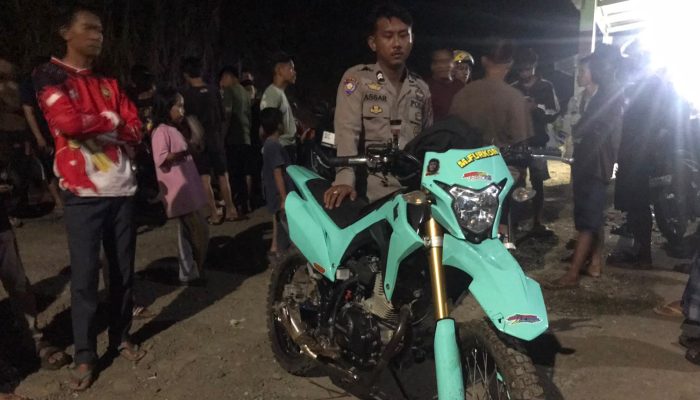 Diduga Pelaku Curanmor Kabur ke Hutan, Polsek Tapalang Amankan Motor Trail CRF Hasil Curian