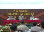 Gelar Operasi Semester I Polda Sulbar: Evaluasi Kinerja, Penyamaan Persepsi, dan Perkuat Strategi Jaga Kamtibmas Kondusif