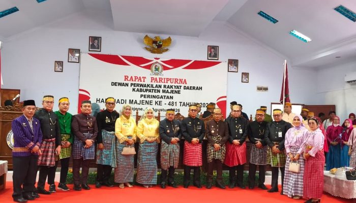 Hari Jadi Majene ke-481, DPRD Sulbar Tekankan Semangat Kebenaran dan Kolaborasi Pembangunan
