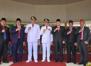 KETUA DAN ANGGOTA DPRD KABUPATEN NIAS UTARA IKUTI UPACARA HUT KEMRI KE-81 DENGAN PENUH KHIDMAT