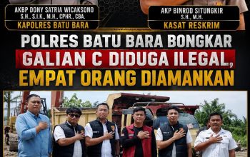 Polres Batu Bara Bongkar Dugaan Tambang Galian C Ilegal Empat Orang Diamankan dan memburu akktor Intelektual