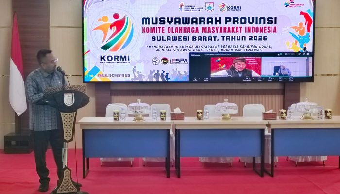 Bau Akram Dai Buka Musprov KORMI Sulbar, Dorong Penguatan Olahraga Masyarakat