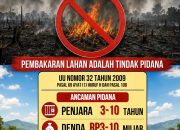 Cegah Karhutla, Kabid Humas Polda Sulbar Ingatkan Stop Bakar Lahan Awas Ancaman Pidana dan Denda Miliaran Rupiah