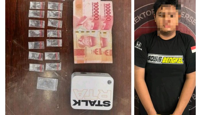 Sasar Jaringan Narkotika, Polda Sulbar Amankan Tiga Orang Sita Puluhan Saset Sabu di Malunda