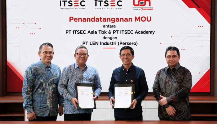 ITSEC Asia (IDX:CYBR) dan PT Len Industri (Persero) Satukan Kekuatan Teknologi dan Talenta untuk Perkuat Ketahanan Siber Indonesia