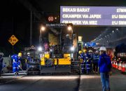 Pastikan Infrastruktur Jalan Tol Tetap Andal, PT Jasamarga Tollroad Maintenance Laksanakan Pekerjaan Preservasi di Jalan Tol Jakarta–Cikampek