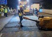 Wujudkan Jalan Tol yang Andal dan Berkualitas, PT Jasamarga Tollroad Maintenance Laksanakan Pekerjaan Preservasi di Ruas Jalan Tol Semarang