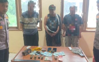 Digerebek Polisi, Tiga Pelaku Judi Kiu-Kiu di Tommo Jadi Tersangka