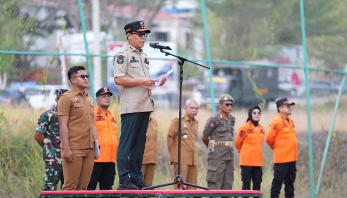 Sekda Junda Pimpin Apel Satgas Karhutlah Sulbar, Tekankan Pentingnya Sinergi Lintas Instansi