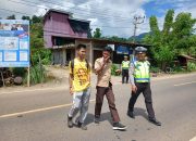 Di SMAN 2 Mamuju, Polantas Hadir Melayani dan Tanamkan Kesadaran Keselamatan Berlalu Lintas Sejak Dini