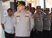 Kapolresta Mamuju Pimpin Apel Pengamanan Demo Tolak Logam Tanah Jarang, Kerahkan 200 Personil Pengamanan di Botteng