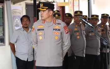 Kapolresta Mamuju Pimpin Apel Pengamanan Demo Tolak Logam Tanah Jarang, Kerahkan 200 Personil Pengamanan di Botteng