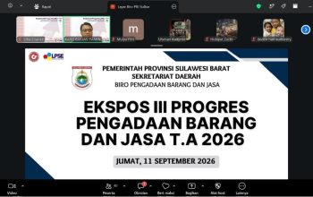 Expose III PBJ 2026, Biro PBJ Setda Sulbar Perkuat Pengendalian Progres dan Persiapan Konsolidasi 2027