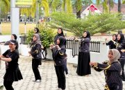 Senam Sehat, Kantah Mamuju Bangun Semangat dan Kebersamaan Pegawai