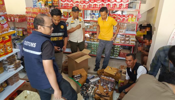 Operasi Gabungan Rokok Ilegal di Sulbar: Tim Terpadu Sita Barang Bukti di Tiga Kabupaten