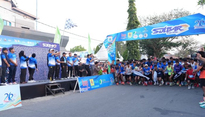Sulbar Fun Run 2026 Semarakkan Hari Jadi ke-22 Provinsi Sulbar