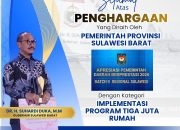 Pemprov Sulbar Dapat Penghargaan Kemendagri, Ini Kata Kadis PUPR tentang Teknis Konstruksi Perumahan