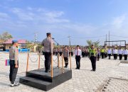 Apel Pimpinan, Kapolres Soppeng Tekankan Perawatan Asrama, Kesiapan On Call dan Antisipasi Karhutla