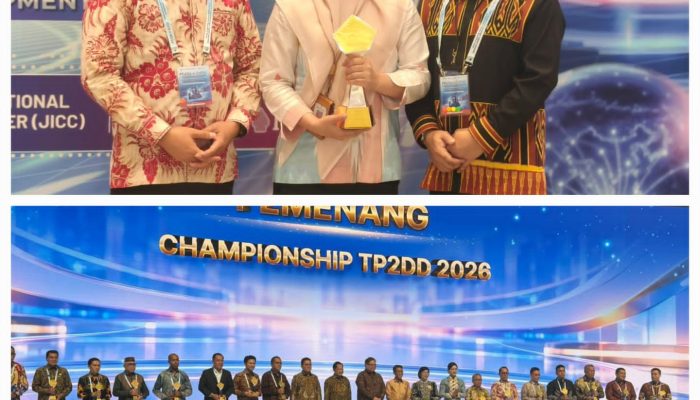 Sulawesi Barat Raih Penghargaan Championship TP2DD Provinsi Terbaik 2026 Wilayah Sulawesi