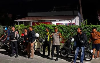 Polresta Mamuju Amankan Pelaku Balap Liar, 11 Unit Motor Diamankan di Jalan Arteri