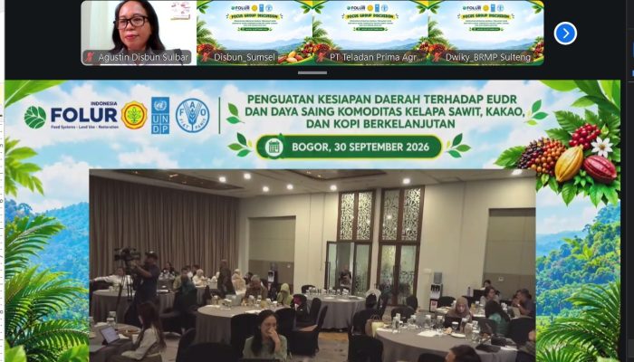 Dinas Perkebunan Sulbar Ikuti FGD Persiapan Industri Kakao, Kopi dan Kelapa Sawit Hadapi EUDR