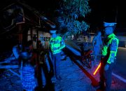 Patroli Malam Polantas Polda Sulbar Pastikan Jalan Aman, Warga Tenang