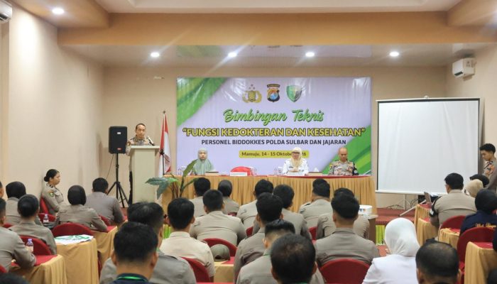 Bimtek Dokkes Polda Sulbar, Pastikan Layanan Medis di Lingkungan Polri dan Masyarakat Semakin Baik