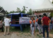 Perpustakaan Keliling Perpusip Sulbar Hadir Meriahkan Tapak Budaya di Kompleks Rumah Adat Mamuju