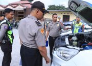 Pastikan Kesiapan Sarana Dinas, Biro Logistik Polda Sulbar Supervisi ke Polres Majene