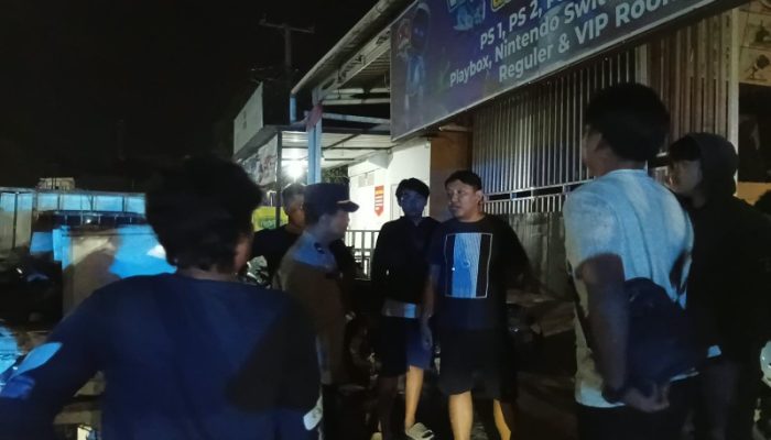 URC Polresta Mamuju Gerak Cepat Tangani Keributan Dini Hari di Jalan Pongtiku