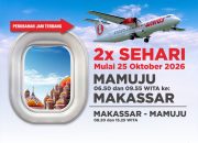 Jadwal Penerbangan Berubah, Wings Air Bakal Menginap di Mamuju untuk Perkuat Konektivitas