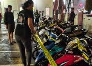 Tindak Lanjuti Keluhan Warga, Polresta Mamuju Amankan 21 Motor Berknalpot Brong