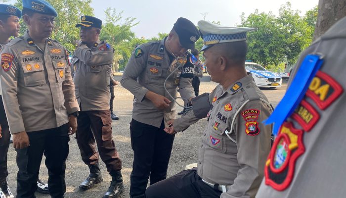 Pastikan Pelaksanaan Tugas Operasi Patuh Maksimal, Personel Polda Sulbar Rutin Cek Kesehatan