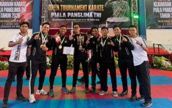 Polda Sulbar Juara Umum, Borong Medali di Kejuaraan Karate Piala Panglima TNI 2026